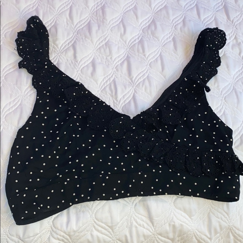 Polka Dot Crop Top